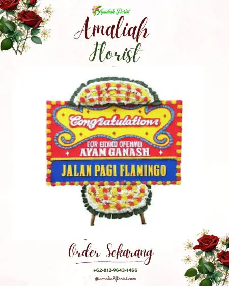 Sewa Papan Bunga Talang Ubi Selatan